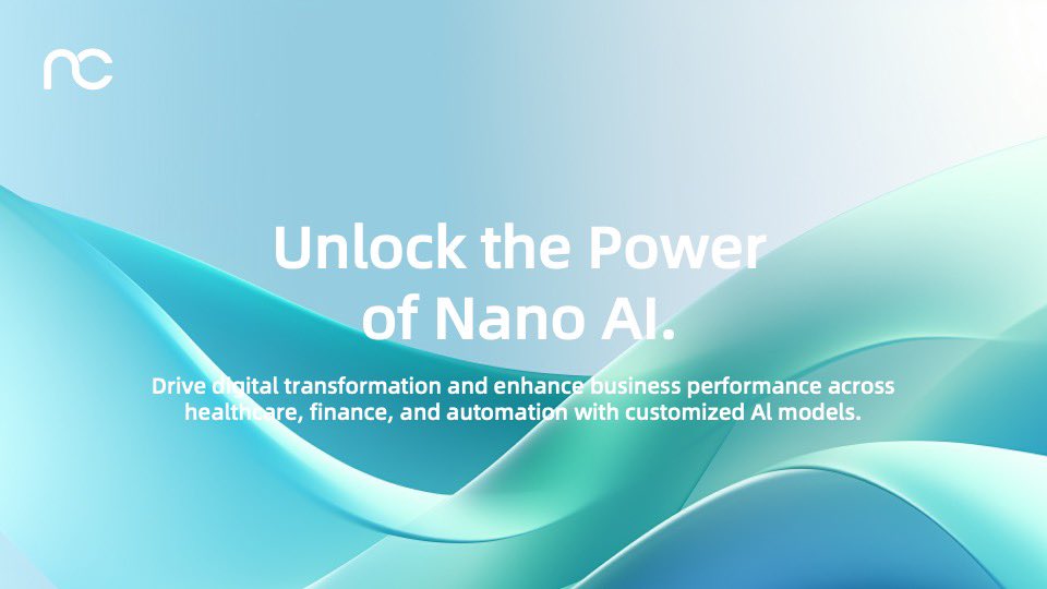 NanoAI_HQ's tweet photo. 📊 Unlock the power of NanoAI in industries like healthcare, finance, and automation. Our adaptable AI models drive digital transformation and enhance business performance.
#AIinBusiness #TechInnovation #NanoAI https://t.co/uUPGlQClUm