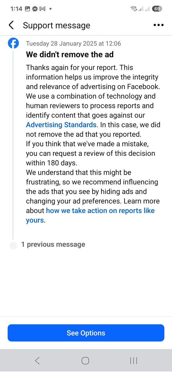 bifkinuk's tweet photo. @MartinSLewis it doesn't matter how many of these scam or misleading ads I report to Facebook, 9/10 they never take any action. Not sure your settlement made any real world difference. https://t.co/cFphaR2C2K