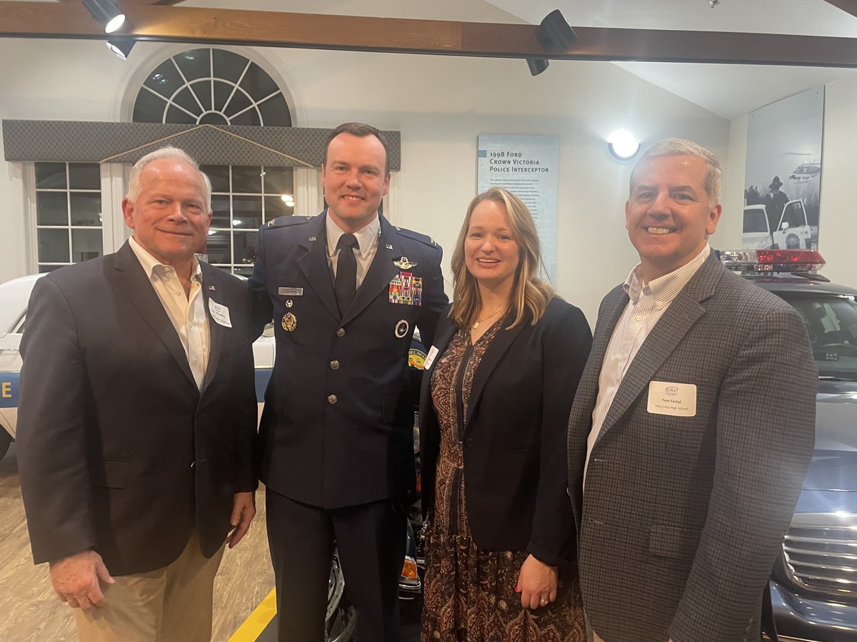 HCHSDover's tweet photo. President @Tfert  and Mr. Murphy represented HCHS at the Central Delaware Chamber of Commerce Military Affaire, held at the Delaware State Police Museum in Dover. They had the opportunity to meet and greet business, community, and especially military leaders from Dover AFB. https://t.co/D7ct1hWK50