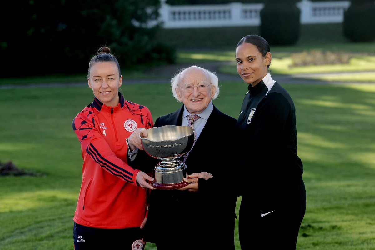 President of Ireland (@presidentirl) on Twitter photo President Higgins yesterday welcomed the captains of the teams competing in this year’s <a href="/LeagueofIreland/">League of Ireland</a> President’s Cup to Áras an Uachtaráin. The men’s match, between <a href="/shelsfc/">Shelbourne FC 🏆</a> and <a href="/DroghedaUnited/">Drogheda United F.C.</a>, takes place tonight in Tolka Park. The women’s match will take place on 1st March President Higgins yesterday welcomed the captains of the teams competing in this year’s <a href="/LeagueofIreland/">League of Ireland</a> President’s Cup to Áras an Uachtaráin. The men’s match, between <a href="/shelsfc/">Shelbourne FC 🏆</a> and <a href="/DroghedaUnited/">Drogheda United F.C.</a>, takes place tonight in Tolka Park. The women’s match will take place on 1st March