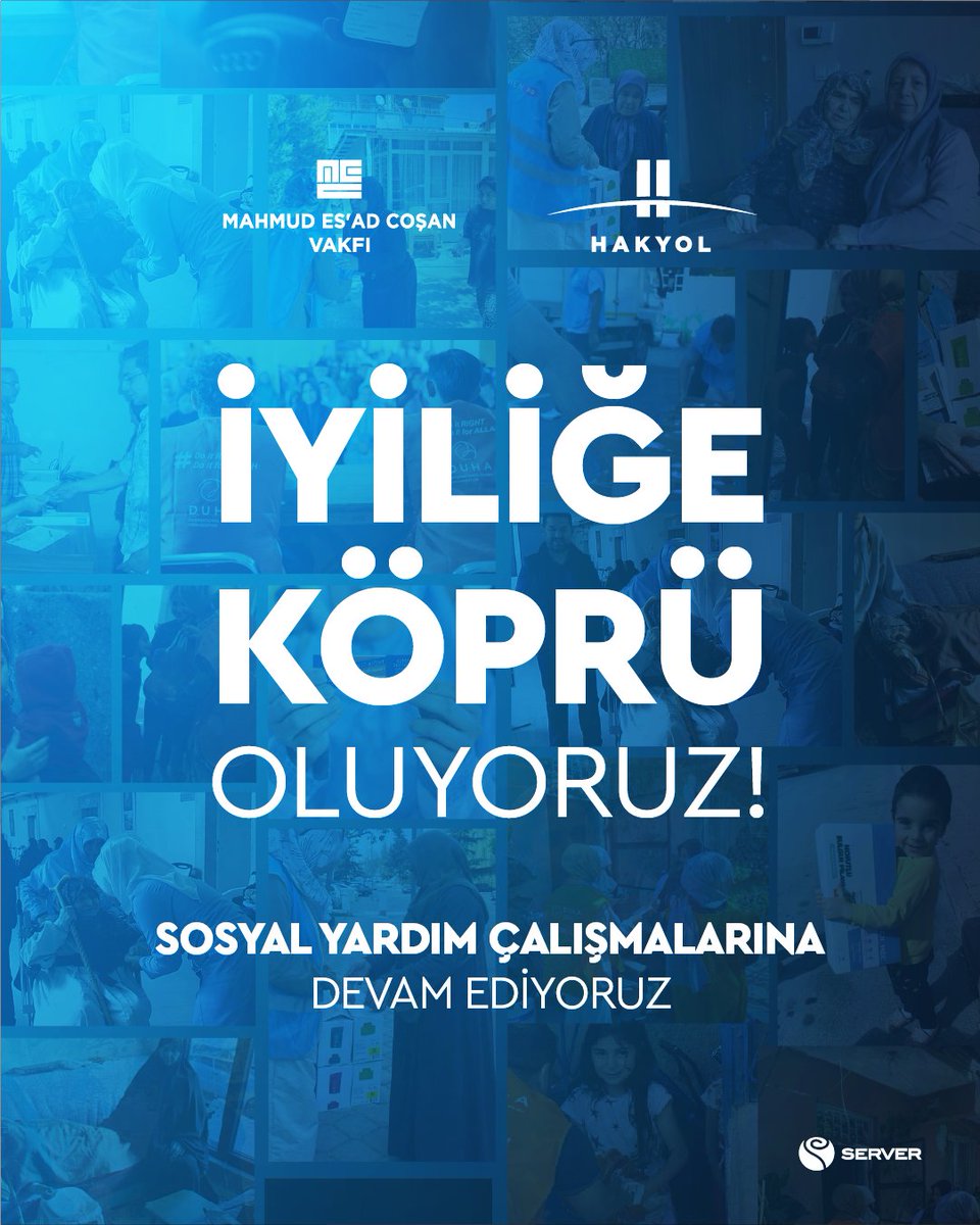serverplatformu's tweet photo. İyiliğe Köprü Oluyoruz 🤝 Sosyal Yardım Çalışmalarımıza Devam Ediyoruz

SERVER kurucu üyelerinden Mahmud Esad Coşan Vakfı ile Hakyol Vakfı, büyük ölçekli sosyal yardım çalışmalarıyla samimi bir dayanışma ruhu sergilemeye devam ediyor. 

Mübarek üç ayların bereketiyle yapılan yardımlar, Allah rızasını gözeten bir hassasiyetle gerçekleştiriliyor.

Yardım hareketine katkıda bulunmak için:

🔗https://t.co/6s7KV1MdWF
🔗https://t.co/l2CADmykns

#SERVER #SERVERPlatformu #HAKYOLVakfı #MECVakfı #İyiliğeKöprü #İyilik #SosyalYardım #ÜçAylar
