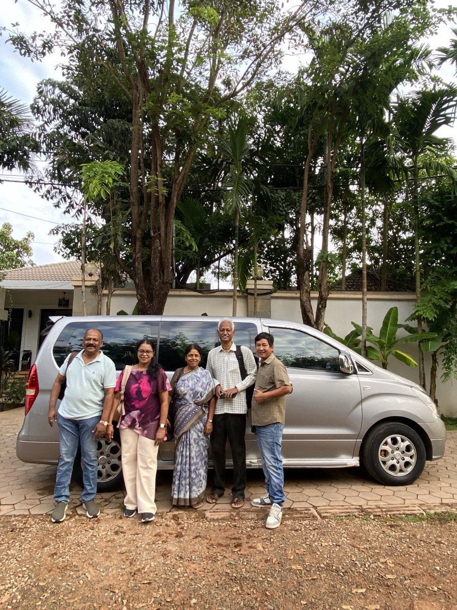 SiemTours's tweet photo. Thanks Mr, Anoop Dharmaseelan &amp; team from India, for choosing my 3-day tour including National Park Phnom Kulen and river of 1000 Shiva Linga and around trip airport transfer

Do not hesitate to contact me if you came to Cambodia

https://t.co/flZaeOa7v0
WhatsApp: +85512941715 https://t.co/FUPUEAFXeU