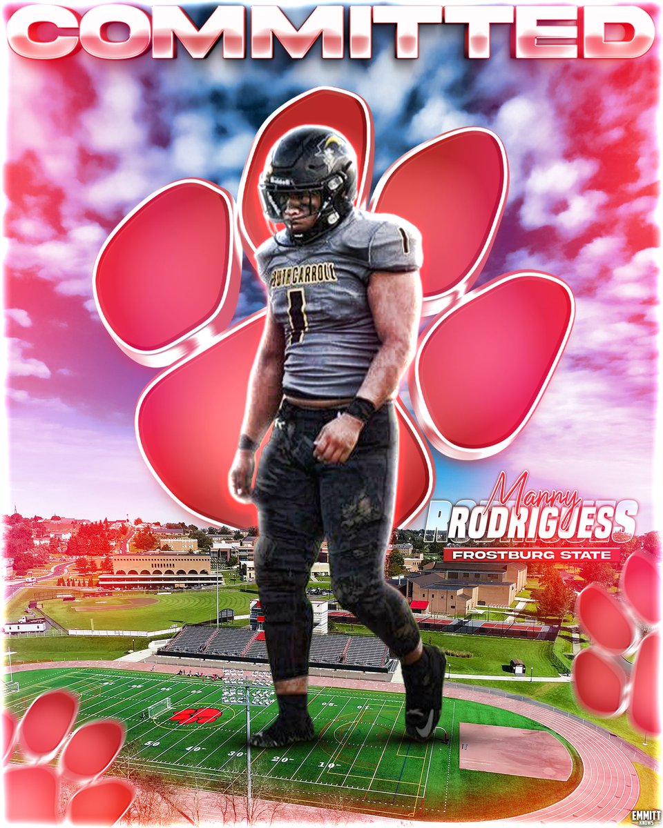 Manny Rodrigues (@mannyr0d) on Twitter photo 100% Committed!! Can’t wait to get to work <a href="/FrostburgFB/">Frostburg Football</a>
<a href="/SCCavsFootball/">Cavaliers Football</a> @coachcrumley
<a href="/bryanhamper/">Bryan Hamper</a> <a href="/coach_ewags/">Eric Wagoner</a> <a href="/CoachDPrather/">Derek Prather</a> <a href="/CoachBester/">Jaylon Bester</a> 100% Committed!! Can’t wait to get to work <a href="/FrostburgFB/">Frostburg Football</a>
<a href="/SCCavsFootball/">Cavaliers Football</a> @coachcrumley
<a href="/bryanhamper/">Bryan Hamper</a> <a href="/coach_ewags/">Eric Wagoner</a> <a href="/CoachDPrather/">Derek Prather</a> <a href="/CoachBester/">Jaylon Bester</a>
