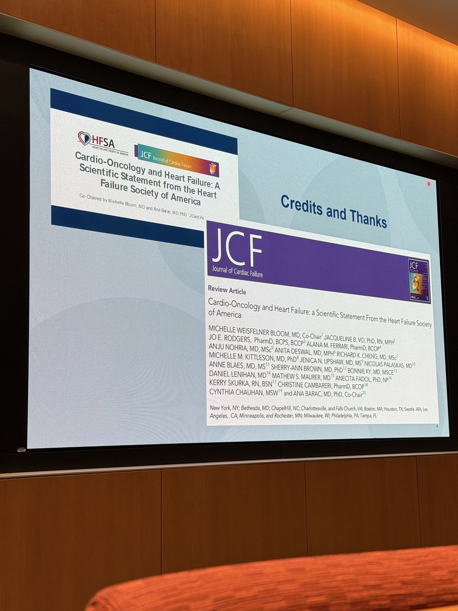 Dr. Michelle Bloom (@drmishbloom) on Twitter photo The amazing <a href="/AnaBaracCardio/">Ana Barac, MD, PhD, FACC, FAHA</a> delivering grand rounds on #cardiooncology at <a href="/nyulangone/">NYU Langone Health</a> highlighting the <a href="/JCardFail/">Journal of Cardiac Failure</a> <a href="/HFSA/">HFSA</a> scientific statement on cardio oncology
Collision of my worlds , and other the best!! The amazing <a href="/AnaBaracCardio/">Ana Barac, MD, PhD, FACC, FAHA</a> delivering grand rounds on #cardiooncology at <a href="/nyulangone/">NYU Langone Health</a> highlighting the <a href="/JCardFail/">Journal of Cardiac Failure</a> <a href="/HFSA/">HFSA</a> scientific statement on cardio oncology
Collision of my worlds , and other the best!!