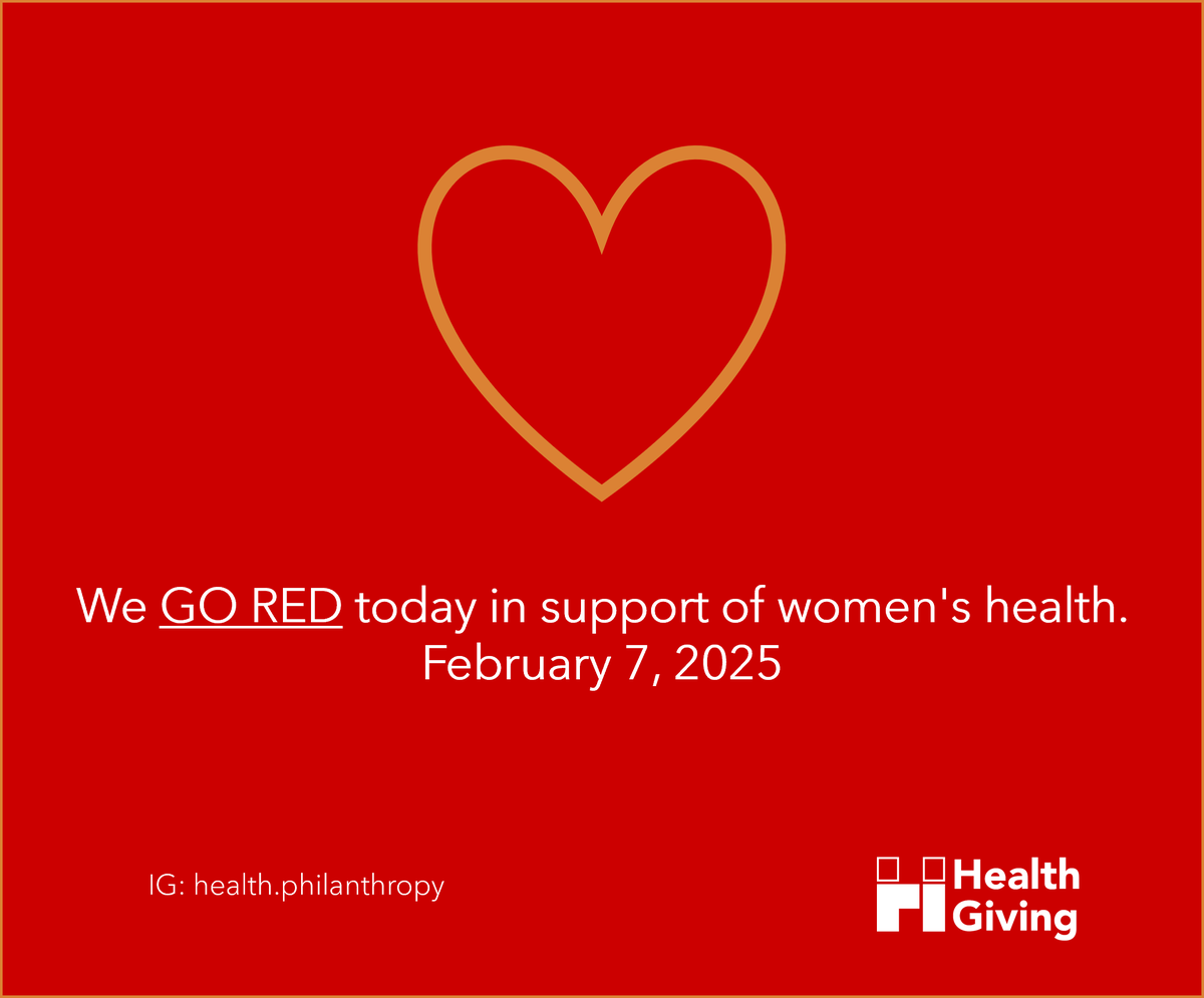 National Wear Red Day in 2025 is today. It serves as a reminder of the impact cardiovascular disease has on women, as it remains the leading cause of death. By wearing red, we stand in solidarity, raise awareness, + support the critical initiatives promoting heart health. #giving