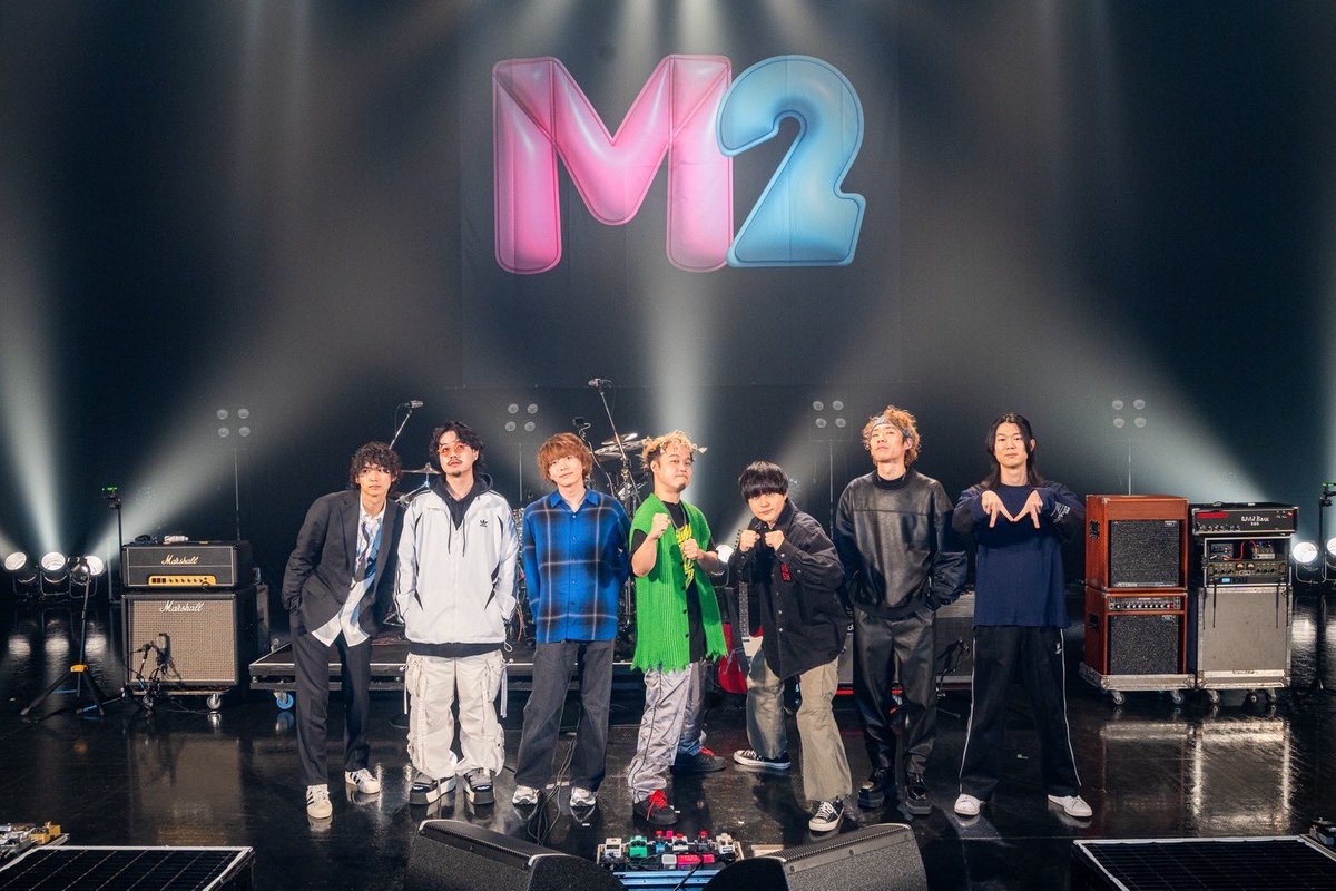 本日はM2、ありがとうございました🌟
#ハンブレッダーズ と #PEOPLE1 
そしてみなさんの熱気で
会場の熱気は最高潮でした🙌

ありそうでなかったこの対バン
特別で最高でしたね！
ハッシュタグで今日の感想
たくさんお待ちしております🥳
終わった後もM2
盛り上がりましょう〜🌞

#M2 #エムツー