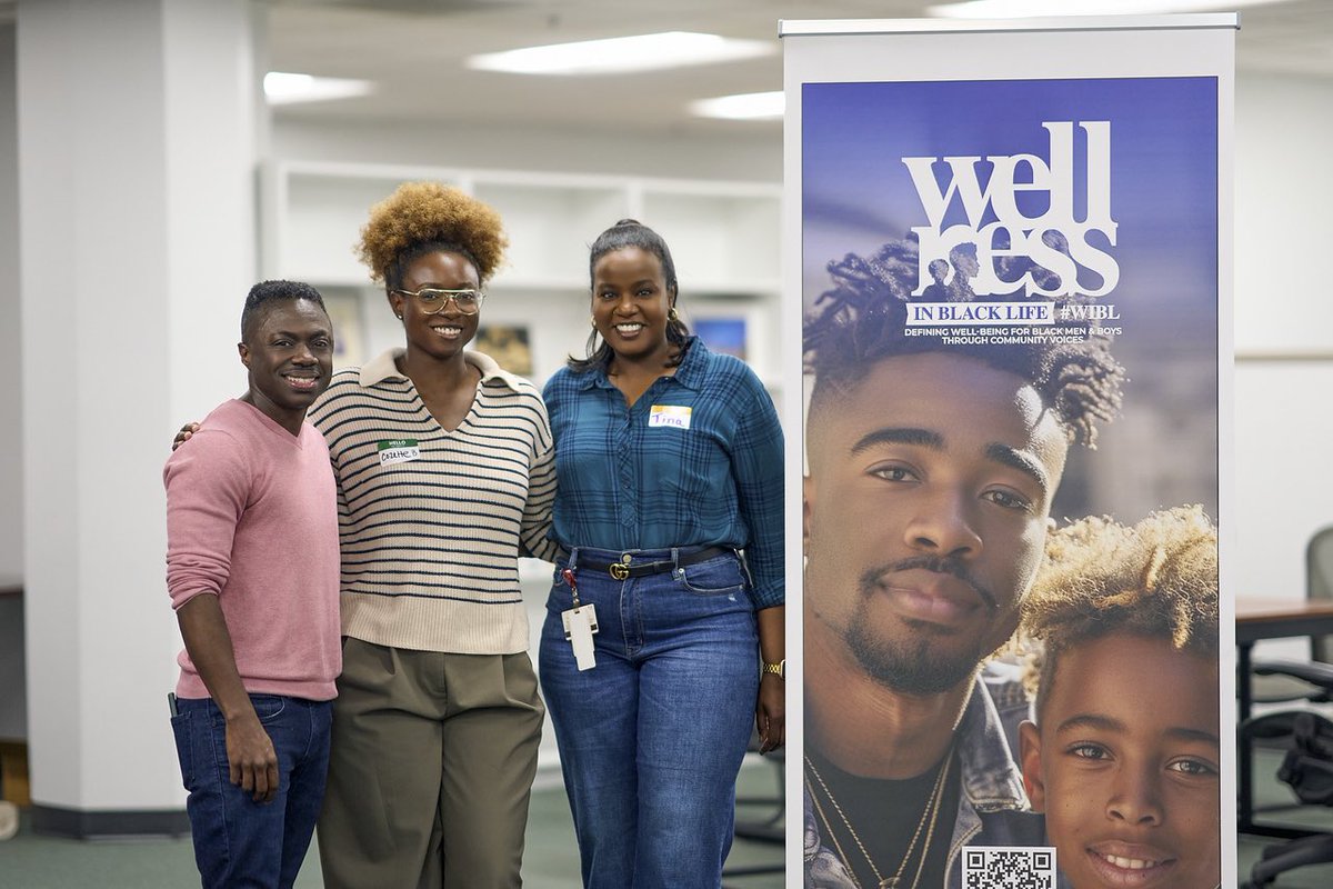 WellnessBlkLife's tweet photo. Last week, @JohnsHopkinsCCP facilitated the Wellness in Black Life discussion, bringing community voices together to define well-being for Black men and boys. Powerful conversations, interactive activities, and collective reflection made this a meaningful space for growth. #WIBL https://t.co/jszDHq3tEF