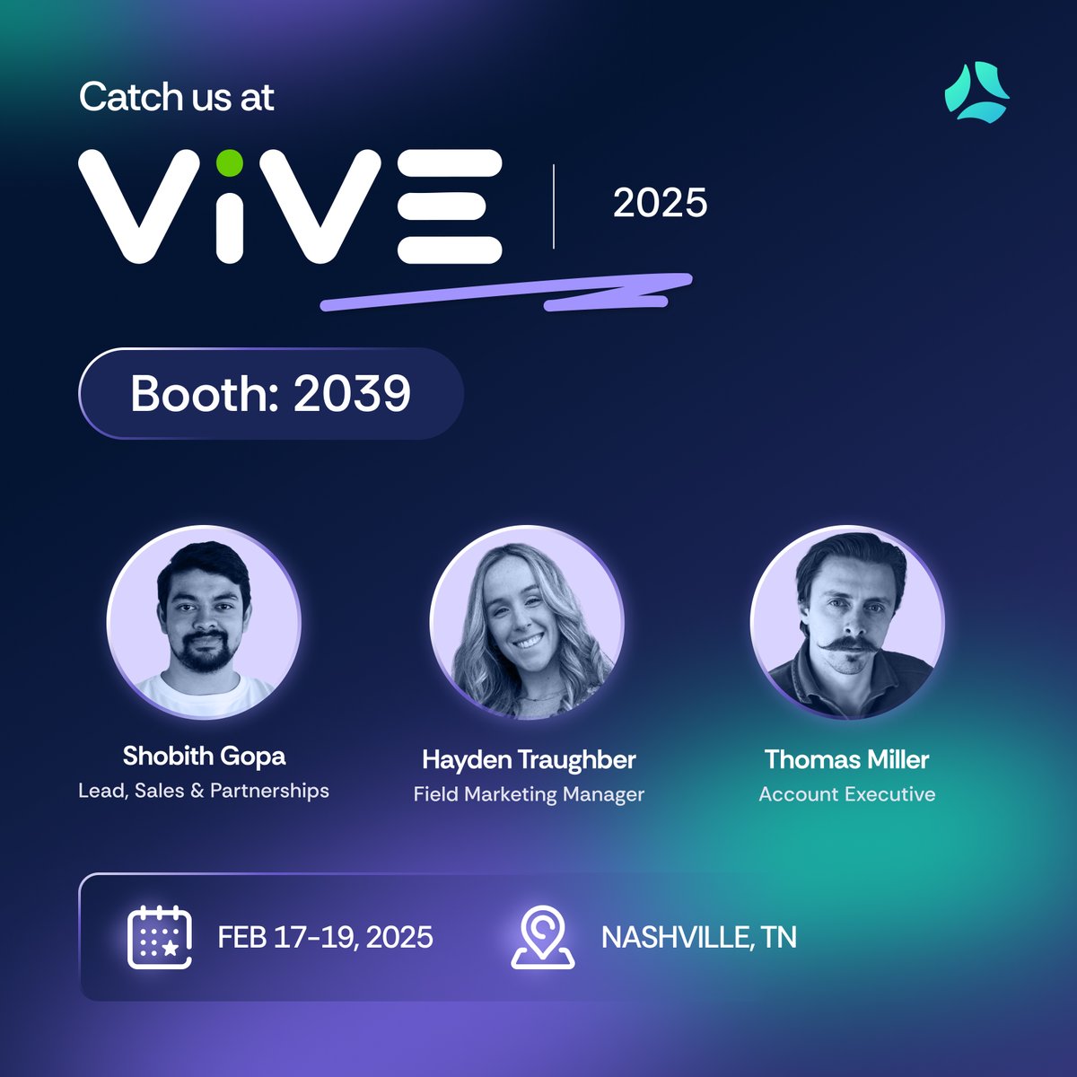 🚨 Scrut is heading to Vive 2025! Want to connect with our team? Schedule a meeting here: hubs.li/Q035L7ws0

#Vive2025 #Cybersecurity #Compliance #Healthcare