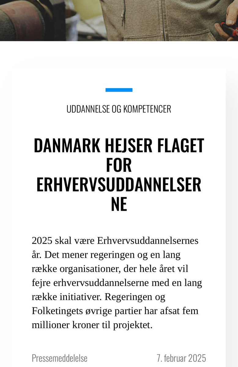 Jannik Bay (@jabbay) on Twitter photo 2025 er Erhvervsuddannelsernes År🎉!
💫 DK er vært for EuroSkills
💫 Nye investeringer i #eud på vej
💫 En række parter sætter fokus på erhvervspraktik, brobygning, MiniSkills mv. jf eud2025.dk 🚀
PM fra <a href="/UVM_dk/">Børne- og Undervisningsministeriet</a> <a href="/NannaHojlund/">Nanna Højlund</a> og jeg idag🍀
da.dk/politik-og-ana… 2025 er Erhvervsuddannelsernes År🎉!
💫 DK er vært for EuroSkills
💫 Nye investeringer i #eud på vej
💫 En række parter sætter fokus på erhvervspraktik, brobygning, MiniSkills mv. jf eud2025.dk 🚀
PM fra <a href="/UVM_dk/">Børne- og Undervisningsministeriet</a> <a href="/NannaHojlund/">Nanna Højlund</a> og jeg idag🍀
da.dk/politik-og-ana…