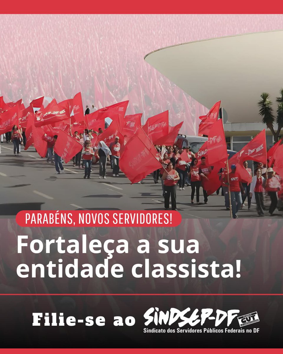 Servidor(a), sua luta continua!

Parabéns pela sua conquista! O Sindsep-DF reconhece todo o esforço que te trouxe até aqui. Mas atenção: entrar no serviço público não é o fim da luta – agora, ela é pela defesa dos seus direitos!

Vem para o Sindsep-DF!