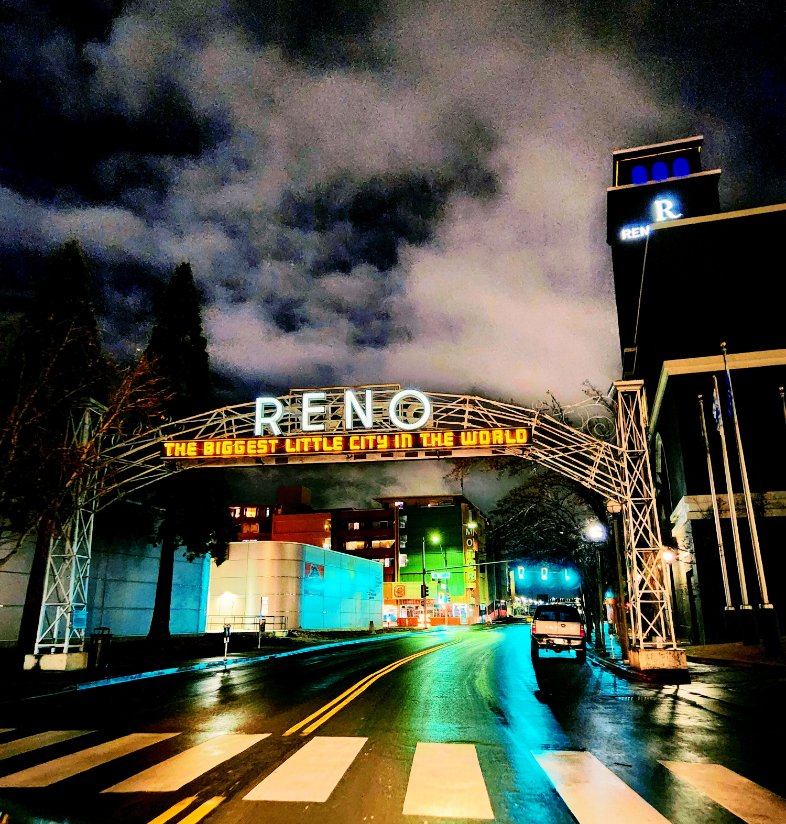 GeneralGCuster's tweet photo. The second #Reno 'Biggest Little City' Arch. After being in storage,this arch was rebuilt for the 1993 movie 'Cobb', starring Tommy Lee Jones. On University Ave. Photo by Bob Custer@ #RandomNevada. @TheJuliaNelson @andrewssports @HistoryNevada @stacie_wilke https://t.co/C3mW3SOkCh