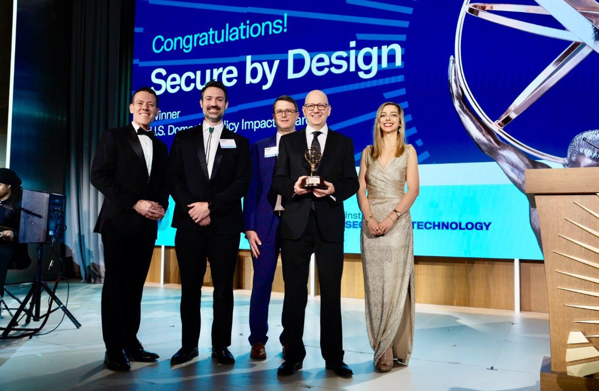 Brandon J Pugh (@brandon_j_pugh) on Twitter photo Terrific Cyber Policy Awards last night by <a href="/IST_org/">Institute for Security and Technology</a> and <a href="/USChamber/">U.S. Chamber</a>! I had the honor of presenting the Domestic Policy Award with <a href="/ASeymourDC/">Alexandra Seymour</a>. Congrats to the recipients for their #SecurebyDesign leadership. <a href="/RSI/">R Street Institute</a> Terrific Cyber Policy Awards last night by <a href="/IST_org/">Institute for Security and Technology</a> and <a href="/USChamber/">U.S. Chamber</a>! I had the honor of presenting the Domestic Policy Award with <a href="/ASeymourDC/">Alexandra Seymour</a>. Congrats to the recipients for their #SecurebyDesign leadership. <a href="/RSI/">R Street Institute</a>