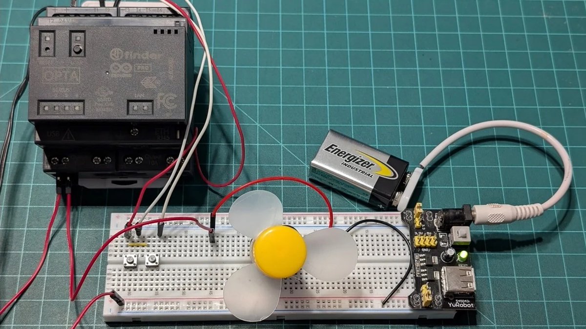 arduino's tweet image. Using an Arduino Opta PLC, a few off-the-shelf electrical components, and OpenPLC, @ctrlautomation demonstrates how automation control concepts can be built right on your own test bench: control.com/technical-arti…