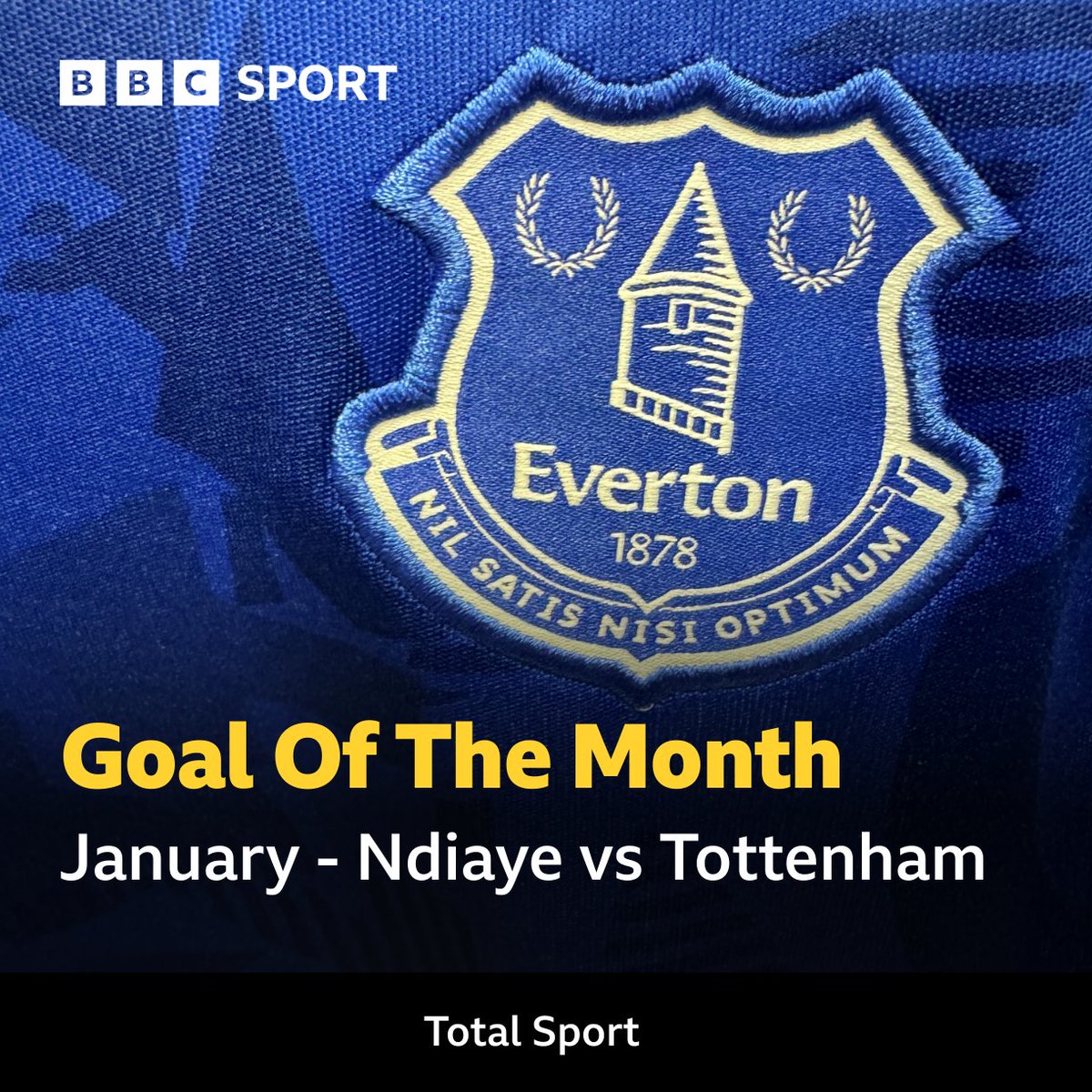 BBC Sport Merseyside (@bbcmerseysport) on Twitter photo 🏆 We have a winner!
😮💨 <a href="/iliman_ndiaye/">iliman Ndiaye</a>'s brilliant individual goal, in his side's 3-2 win against #THFC at Goodison Park, is the <a href="/bbcmerseysport/">BBC Sport Merseyside</a> January Goal of the month for #EFC
#⃣ #EVETOT #PL #TotalSport 🏆 We have a winner!
😮💨 <a href="/iliman_ndiaye/">iliman Ndiaye</a>'s brilliant individual goal, in his side's 3-2 win against #THFC at Goodison Park, is the <a href="/bbcmerseysport/">BBC Sport Merseyside</a> January Goal of the month for #EFC
#⃣ #EVETOT #PL #TotalSport
