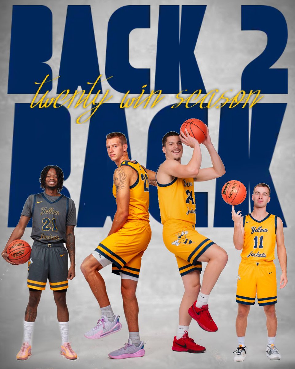 one 20 win season wasn’t enough so we had to come back like we never left 🤷