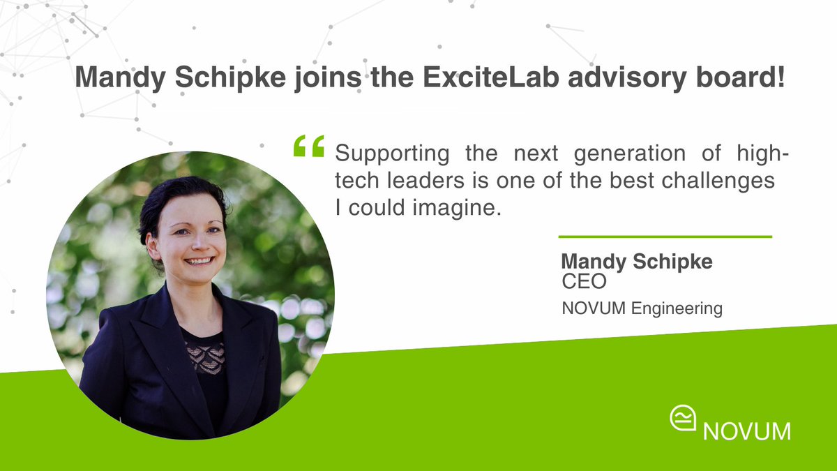 NovumDresden's tweet photo. 🚀 Mandy Schipke, CEO of NOVUM Engineering, joins the #ExciteLab advisory board!

With expertise from Leipzig’s #SpinLab, one of Europe’s top startup hubs, ExciteLab supports #startups in IoT, robotics &amp; quantum tech.

Congrats, Mandy! 🎉 #HighTech #TUDD https://t.co/vTiKLfWI9U