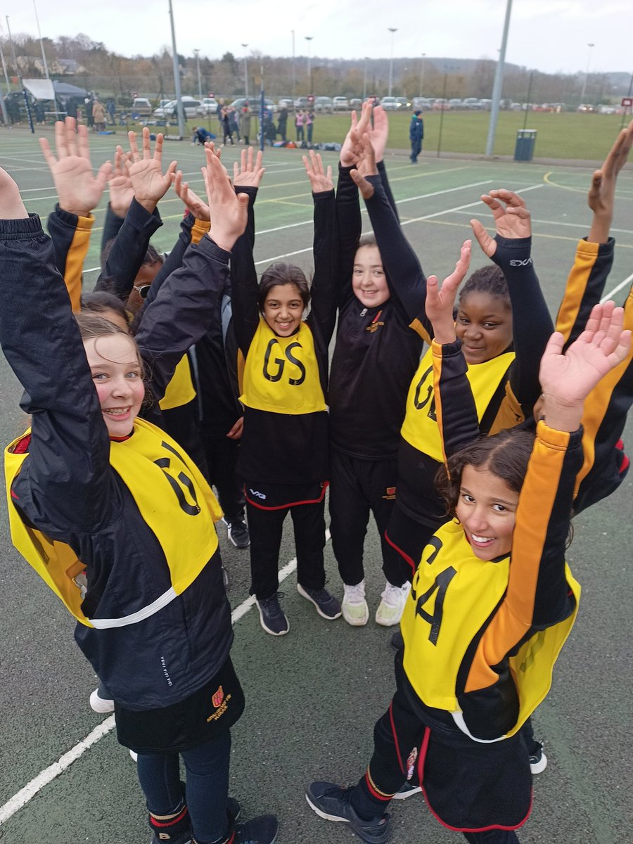 Plate winners! Fantastic work from the U11 girls to secure the win and medals all round! #netball #KingHenry's #winners #CSF #KHJS #IAPS