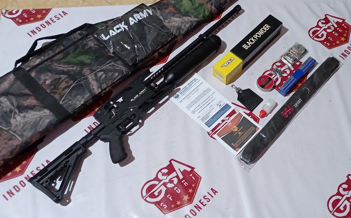 GsaIndonesia's tweet photo. Senapan PCP Predator Phantom Black Army 500cc Full CNC dapatkan harga promo dan nego di GSA Sport Indonesia 

Hubungi CS GSA 
WA : 0812-3298-9108 https://t.co/1g2hUdxBLZ
