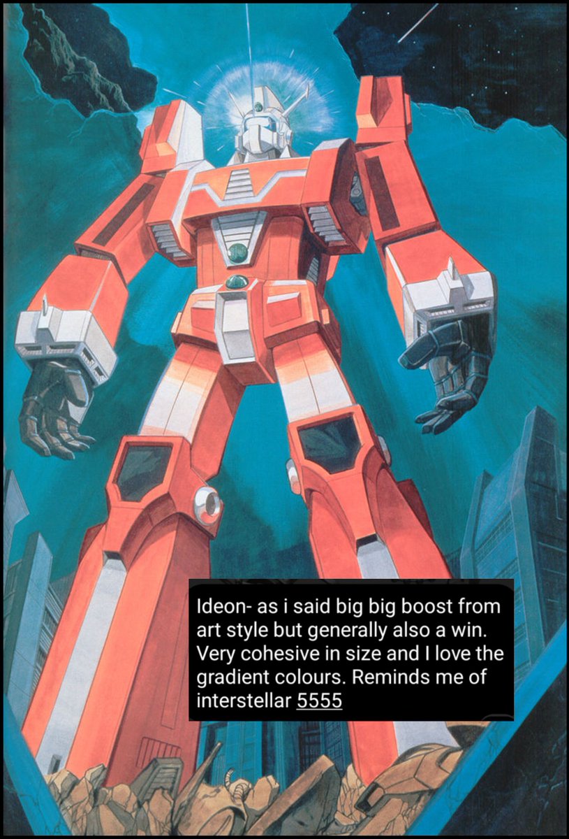 CosmicEnjoyer's tweet image. I like asking my Wife for their thoughts on Mecha designs as giant robots usually aren't really their thing.

Its nice to get opinions from outside the fandom 

Here are some examples: 

#mecha #Gundam #tomino #Robot