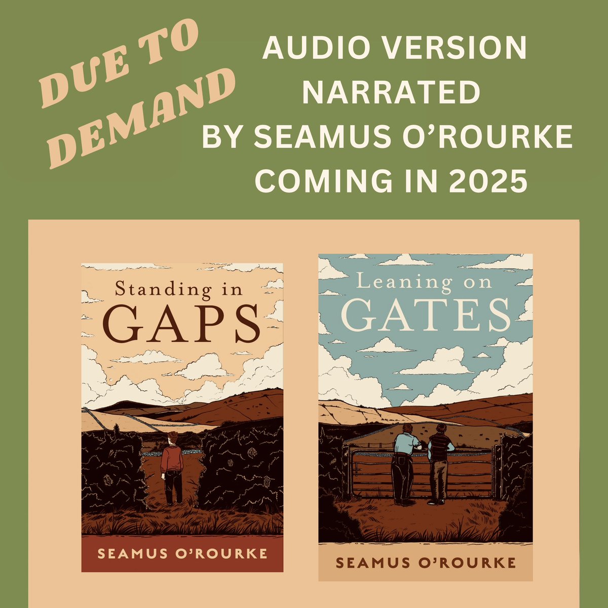 A lot of people were asking about an audio version of Leaning on Gates - up until now I wasn’t sure if it was going to happen - well, it is and all I can say is it will be sometime this year. Thank you for your patience and overwhelming support for these two books!