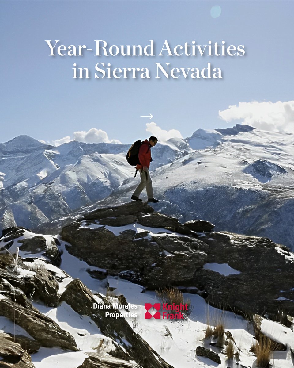 Sierra Nevada is more than skiing! 

Perfect for Half-Term:
🏔️ Ski slopes for all levels
🍃 Nature Trails
🌌 Best starry nights
Ready to explore?

🔗 acortar.link/C30tWd

#SierraNevada #SemanaBlanca #FamilyGetaway