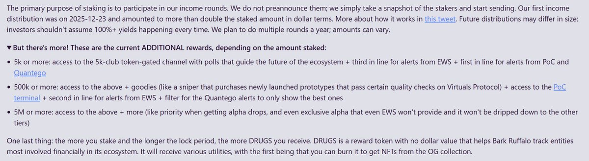 TrulyADog's tweet image. You can trade migrated $PAWSY (aka mPAWSY) on @AerodromeFi. Liquidity $66.5k. $PAWSY has more liquidity than thousands of other projects from @virtuals_io. Ignoring the ones belonging to Virtuals Protocol, only $AIXBT and $VADER have higher liquidity than us:…