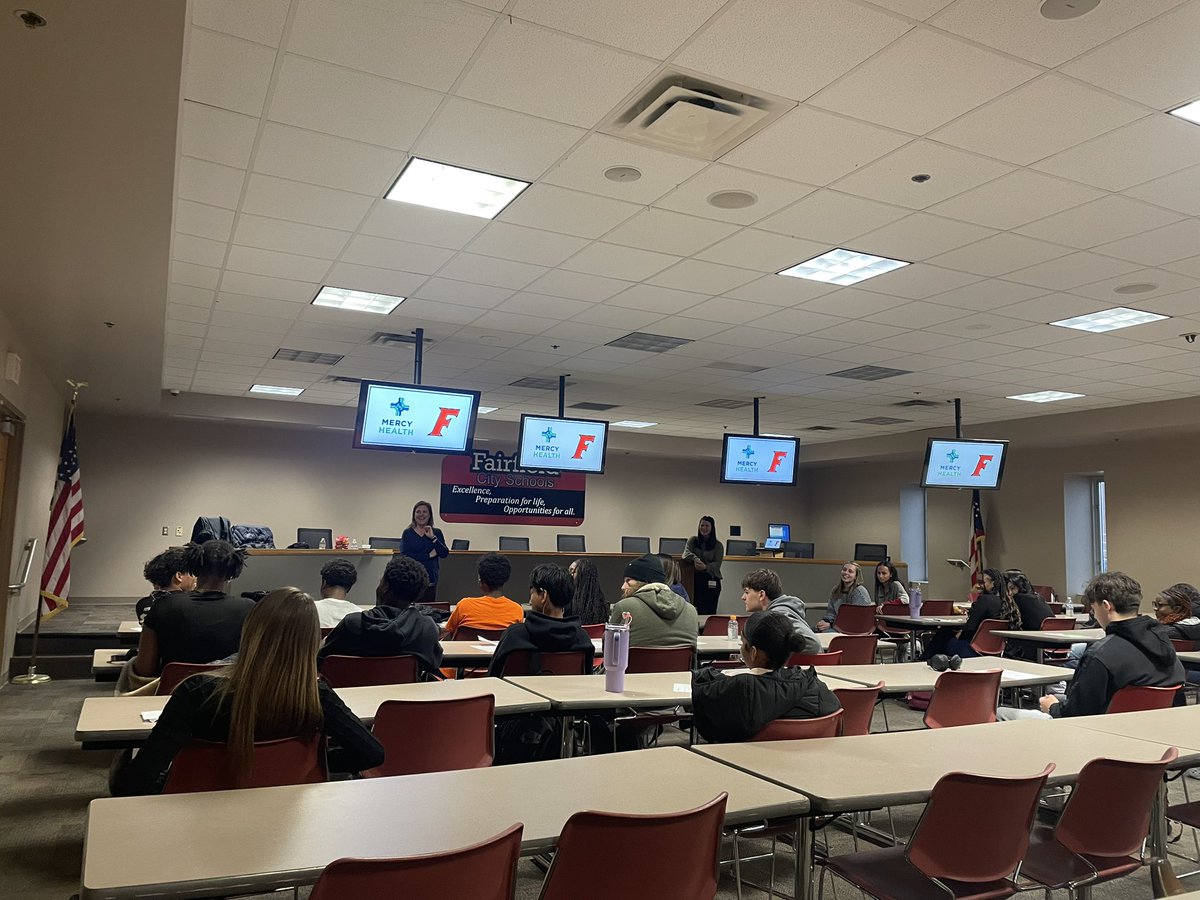 Thank you <a href="/AGuentherBSN/">Andrew Guenther</a>, <a href="/PerformToyOH/">Performance Toyota</a>, and <a href="/mercy_health/">Mercy Health</a> for coming to talk with our students and partnering with us on pre-apprenticeships. #FairfieldPride
