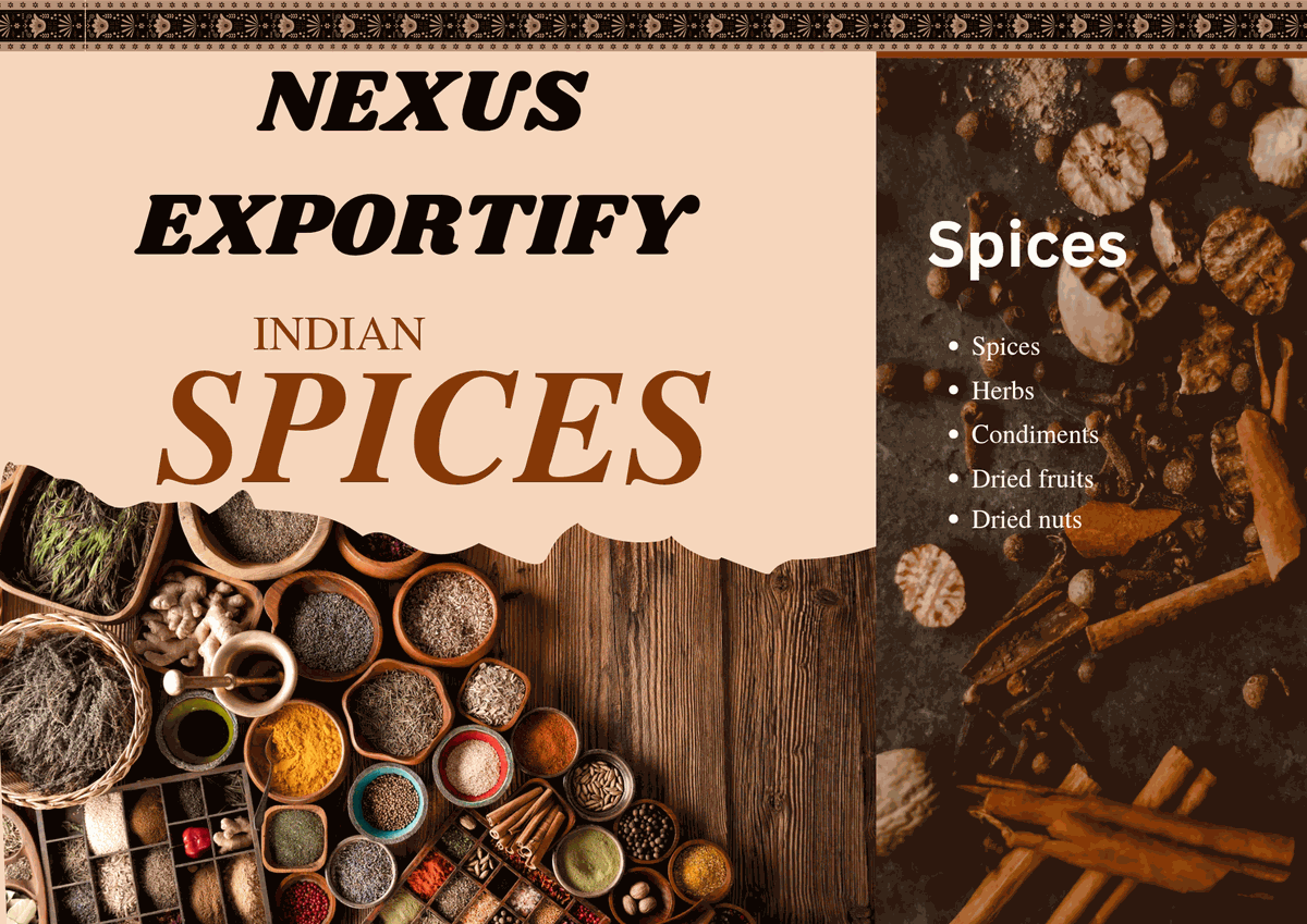 NexusExportify's tweet image. Premium Indian spices in bulk! Fresh, high-quality, and sourced from the best farms. Ideal for wholesalers &amp;amp; businesses. Order now!&quot;
#indian_spices #premium_quality #nexus_exportify