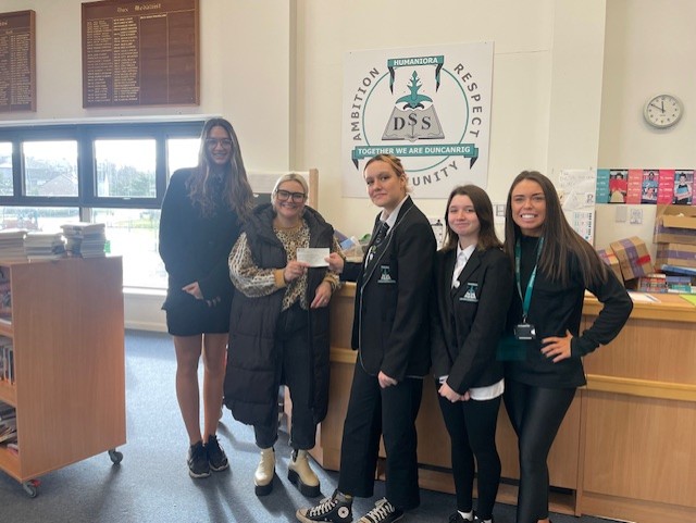 Duncanrig Secondary (@duncanrigscndry) on Twitter photo Our Charity Captains presented a cheque on behalf of the Duncanrig Community to <a href="/LanRCC/">Lanarkshire Rape Crisis Centre</a> today. We first started working with <a href="/LanRCC/">Lanarkshire Rape Crisis Centre</a> through <a href="/ypi_scotland/">YPI Scotland</a> in 2021. Thank you to everyone in our community who contributed to our Christmas Fayre which enabled us to raise these funds. Our Charity Captains presented a cheque on behalf of the Duncanrig Community to <a href="/LanRCC/">Lanarkshire Rape Crisis Centre</a> today. We first started working with <a href="/LanRCC/">Lanarkshire Rape Crisis Centre</a> through <a href="/ypi_scotland/">YPI Scotland</a> in 2021. Thank you to everyone in our community who contributed to our Christmas Fayre which enabled us to raise these funds.