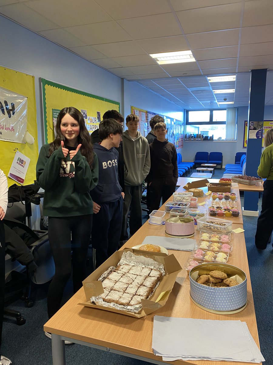 Well done to all involved in our staff bake sale to raise funds for our trip to Spain in June. Brilliant job. #Spain #baking