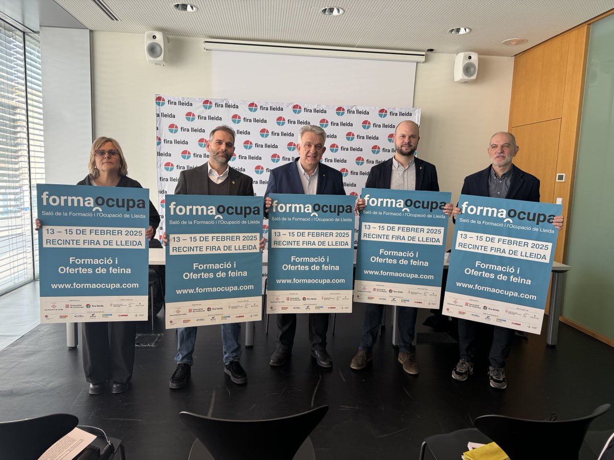 Promo_Economica's tweet image. 📣Arriba un FormaOcupa de rècord que creix en espai, dies, hores i activitats

👉El vicepresident de @promo_economica, @jordi_verdu, ha participat en la presentació del certamen, que tindrà lloc del 13 al 15 de febrer a @FiradeLleida1

🔗La notícia: promocioeconomica.cat/arriba-un-form…