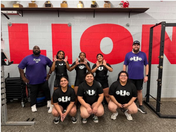 WE BELIEVE IN U! University High School girl powerlifting is gearing up for Regional and State competitions.  #WISDomWorksWonders