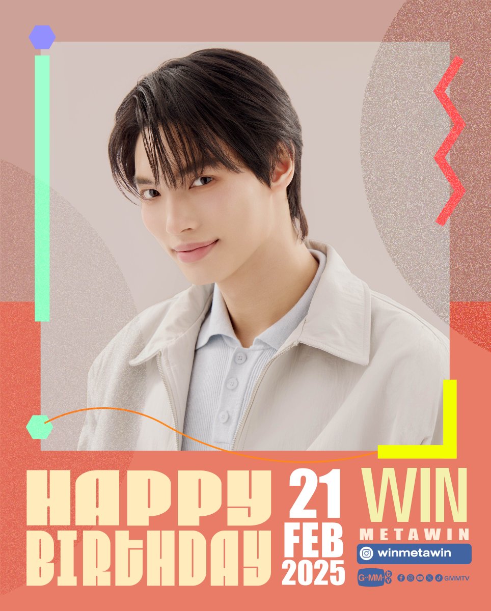 GMMTV's tweet image. Happy Birthday to Win
@winmetawin

#GMMTV