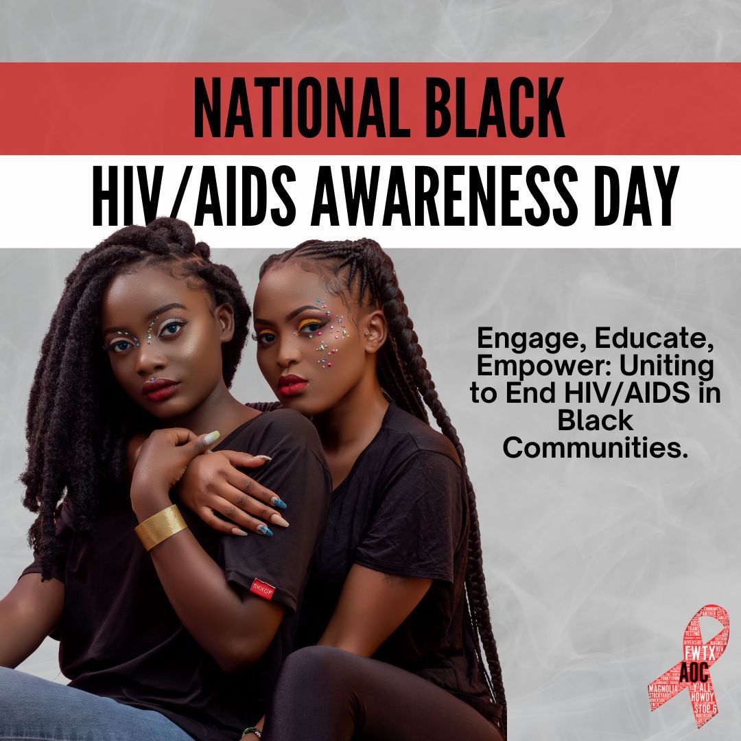 Feb. 7 is National Black HIV/AIDS Awareness Day (#NBHAAD).  While progress has been made, HIV still disproportionately affects Black communities due to systemic barriers. NBHAAD raises awareness, promotes testing, &amp; encourages treatment. Learn more and get involved!
