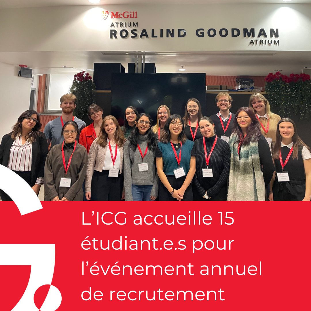 Rosalind & Morris Goodman Cancer Institute (@mcgillgci) on Twitter photo Le <a href="/McGillGCI/">Rosalind & Morris Goodman Cancer Institute</a> a accueilli 15 étudiant.e.s d'universités canadiennes pour l'événement annuel de recrutement. Pendant 2 jours, les étudiant.e.s ont visité l'institut et se sont entretenu avec le personnel et les étudiant.e.s. Tous les détails: tinyurl.com/33k2s9v6 <a href="/McGillMed/">McGill Medicine and Health Sciences</a> Le <a href="/McGillGCI/">Rosalind & Morris Goodman Cancer Institute</a> a accueilli 15 étudiant.e.s d'universités canadiennes pour l'événement annuel de recrutement. Pendant 2 jours, les étudiant.e.s ont visité l'institut et se sont entretenu avec le personnel et les étudiant.e.s. Tous les détails: tinyurl.com/33k2s9v6 <a href="/McGillMed/">McGill Medicine and Health Sciences</a>
