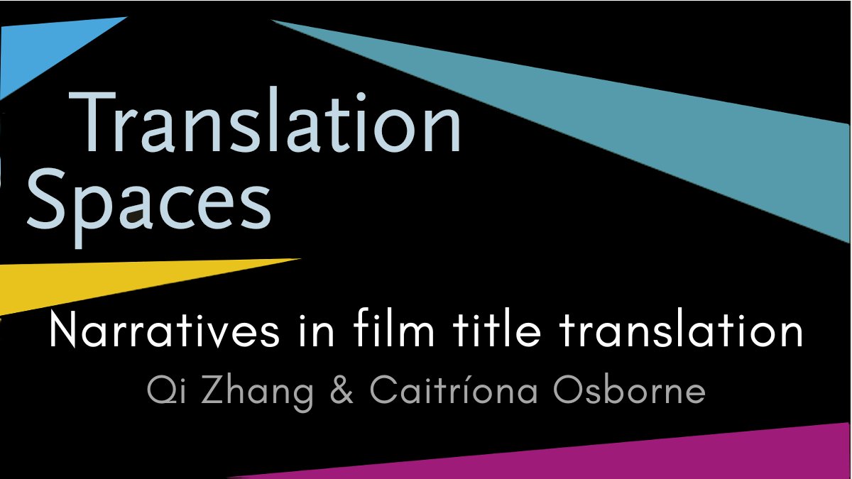 Translation Spaces (@translspaces) on Twitter photo New #openaccess article! Narratives in film title translation: A study of films by Zhang Yimou and Jia Zhangke
Qi Zhang & Caitríona Osborne <a href="/TrionaBallerina/">Caitríona Osborne</a> investigate how narratives in Chinese film titles and their #translation can vary.
doi.org/10.1075/ts.240… New #openaccess article! Narratives in film title translation: A study of films by Zhang Yimou and Jia Zhangke
Qi Zhang & Caitríona Osborne <a href="/TrionaBallerina/">Caitríona Osborne</a> investigate how narratives in Chinese film titles and their #translation can vary.
doi.org/10.1075/ts.240…