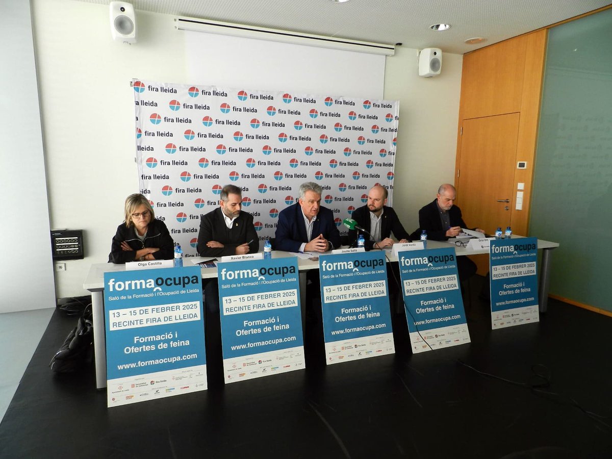 Promo_Economica's tweet image. 📣Arriba un FormaOcupa de rècord que creix en espai, dies, hores i activitats

👉El vicepresident de @promo_economica, @jordi_verdu, ha participat en la presentació del certamen, que tindrà lloc del 13 al 15 de febrer a @FiradeLleida1

🔗La notícia: promocioeconomica.cat/arriba-un-form…