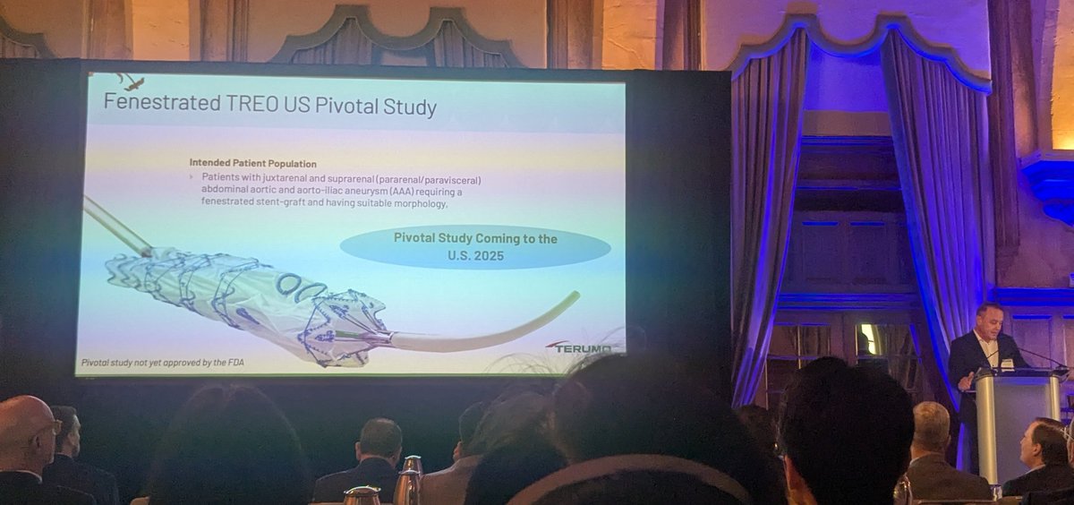 Vascular News (@vascularnews) on Twitter photo #CIA2025: <a href="/benstarnesmd/">Benjamin Starnes</a> presents on the first TREO Fenestrated procedure in the US <a href="/UWVascsurg/">UW Vascular</a>. #CIA2025: <a href="/benstarnesmd/">Benjamin Starnes</a> presents on the first TREO Fenestrated procedure in the US <a href="/UWVascsurg/">UW Vascular</a>.