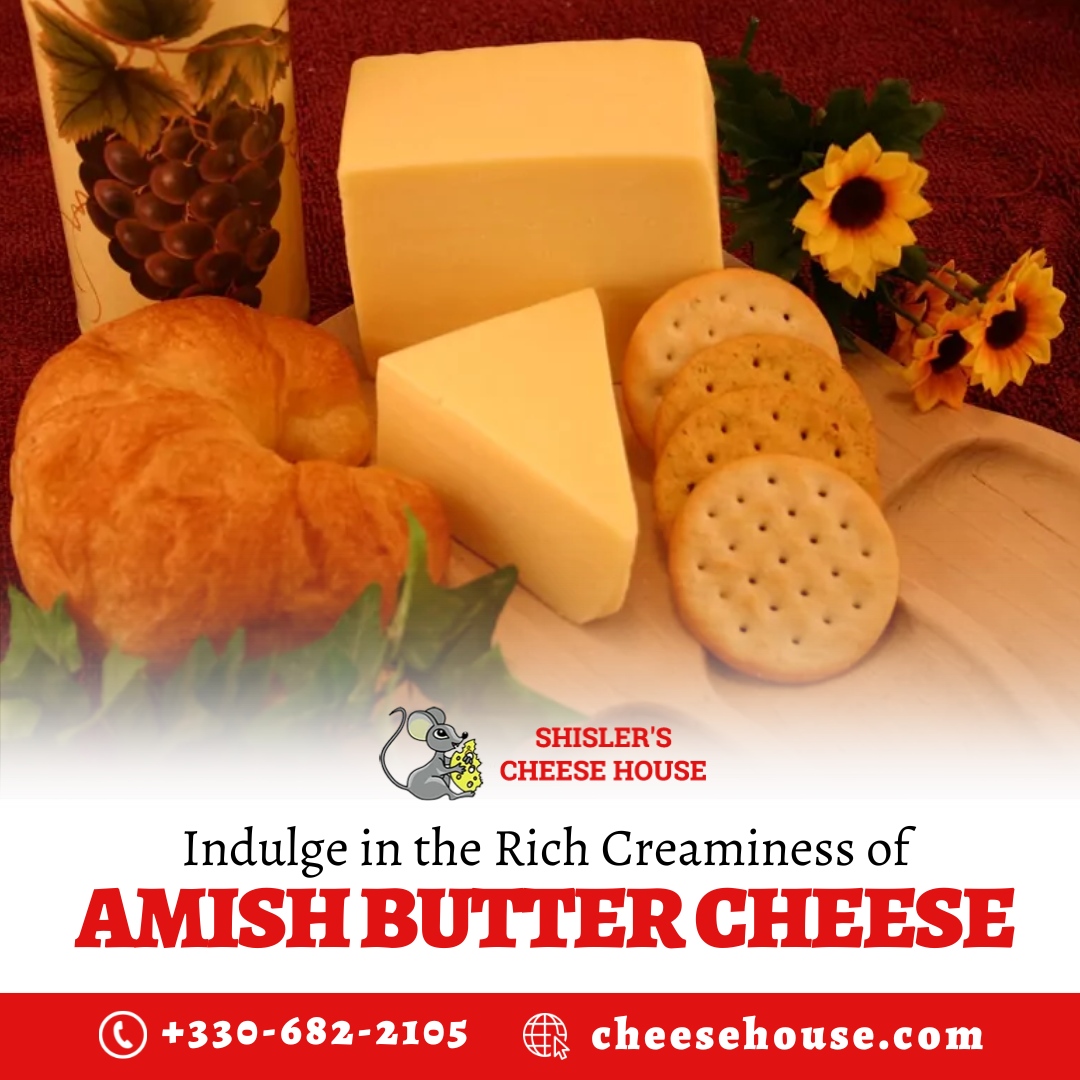Indulge in the Rich Creaminess of Amish Butter Cheese 🧈🧀

Smooth and velvety, this butter cheese will melt in your mouth with every bite. Perfect for spreading or adding to your favorite dishes for that extra richness! 

Treat yourself to the finest butter cheese today!
