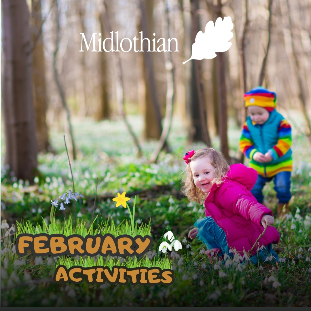 🤩It's the start of the February Holidays, so be sure to check out what's on across Midlothian for children and teens.✨

From dinosaur trails to football camps, there's something for everyone this February. 🦖⚽🏊📚⛷️🧘

Find out more: ow.ly/a7PK50UUT1m