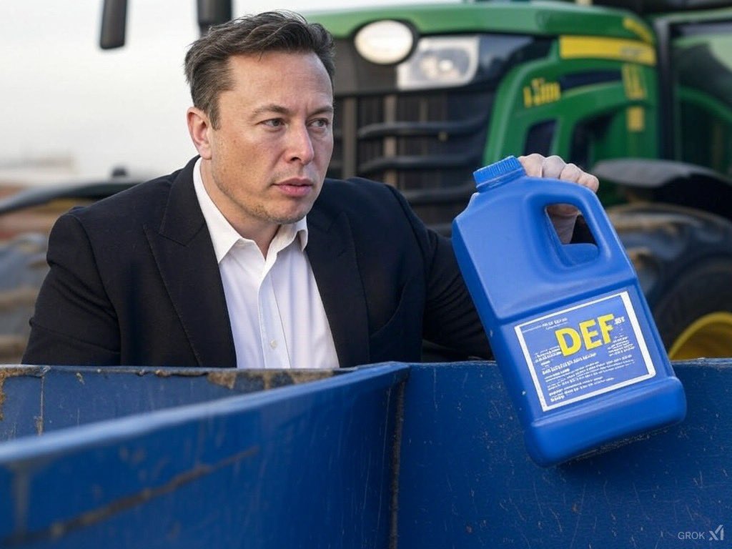 Hey <a href="/DOGE/">Department of Government Efficiency</a> <a href="/elonmusk/">Elon Musk</a>….while you’re cleaning house, please take a deep dive into diesel emissions and DEF.  I want real data on effectiveness vs increased cost of manufacturing, service calls, parts, down time, long term value, etc!