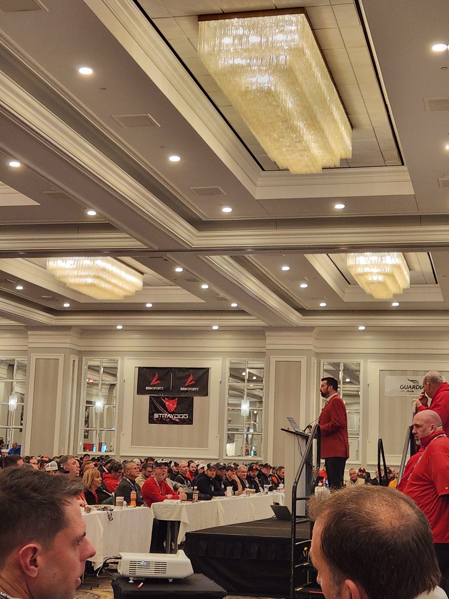 Over 2,000 coaches listening to Coach Day from the National Champion, Ohio State Buckeyes.