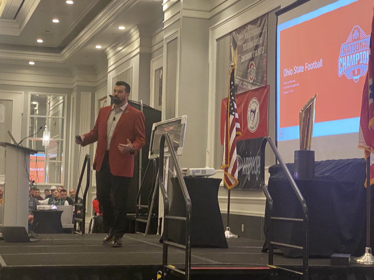 America’s Greatest Football Clinic

National Champion <a href="/OhioStateFB/">Ohio State Football</a> Head Coach <a href="/ryandaytime/">Ryan Day</a> speaking this morning