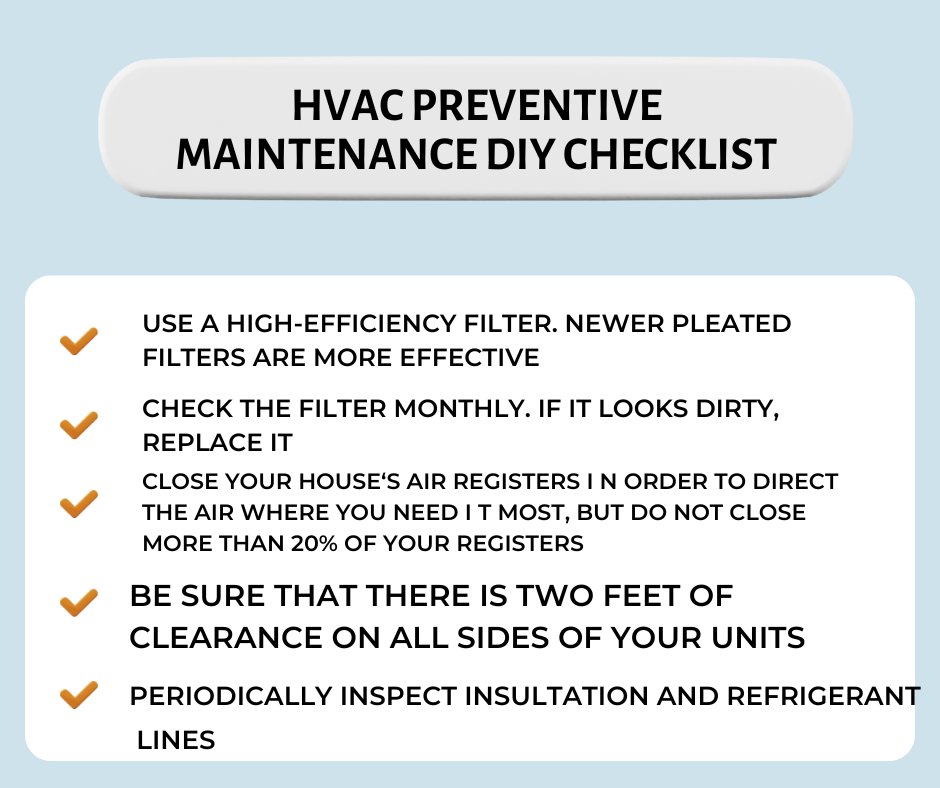 CarpetDepotHome's tweet photo. Have you done our check list yet? Let us know what you found in the comments below! 
#HVAC #Prepare #Preventive #HouseCare #HouseTips https://t.co/iHibLom7je