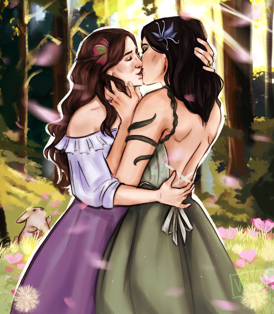 “they were married, in some witchy way”
💜💚