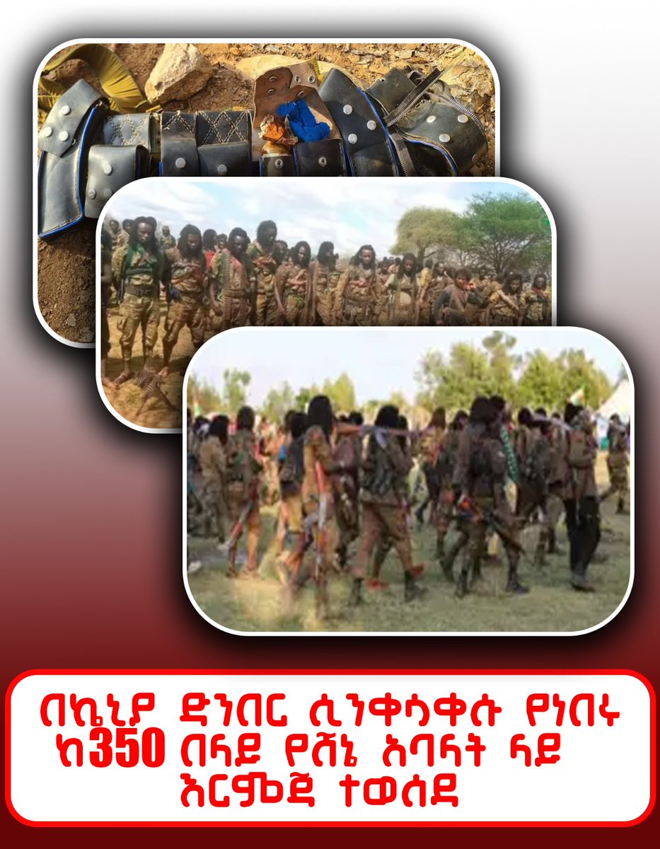 *በኬኒያ ድንበር ሲንቀሳቀሱ የነበሩ ከ350 በላይ የሸኔ አባላት ላይ  እርምጃ ተወሰደ* 

በኬኒያ ድንበር ተቀምጠው ወደ ኦሮሚያ ክልል እየገቡ በተደጋጋሚ ጥቃት ሲያደርሱ የነበሩ የሸኔ አባላት ላይ የተቀናጀ እርምጃ ተወስዷል