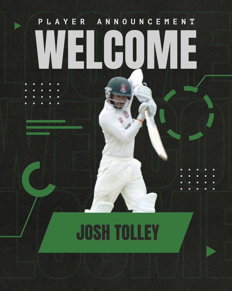 We are delighted to announce that Josh Tolley will be joining us from Norden CC!🏏

Josh brings a wealth of experience and talent to the squad. With his proven ability at the crease, he’ll be a fantastic addition to the team! 💚💛

Welcome to Euxton CC, Josh! 🙌🏼