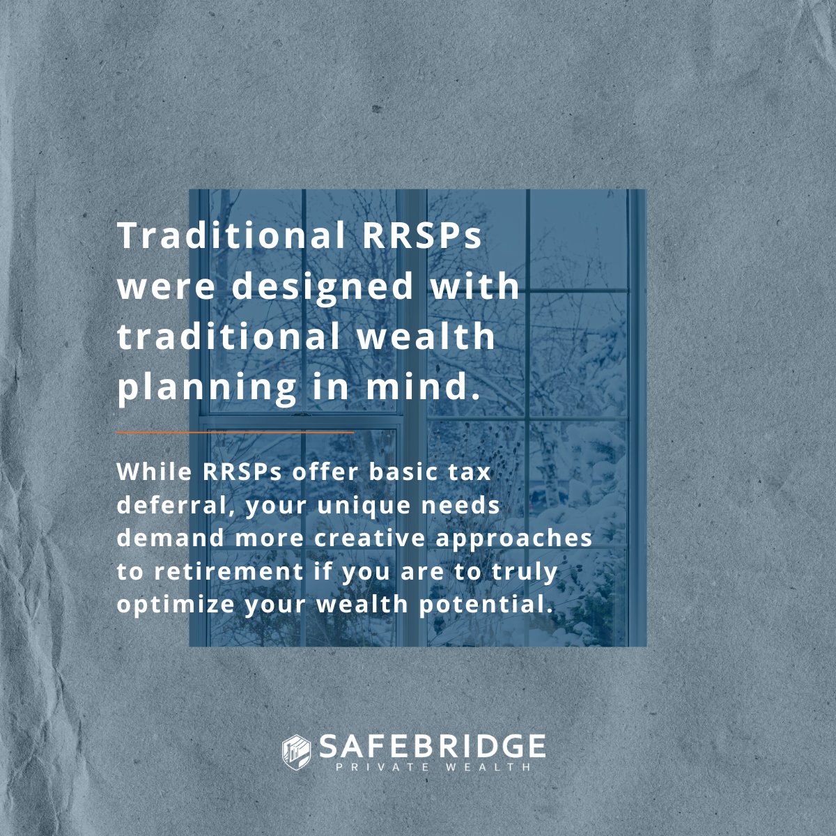 While RRSPs have their place, meaningful wealth-building demands more creative approaches. Strategic planning means exploring beyond conventional registered accounts to maximize your wealth potential.