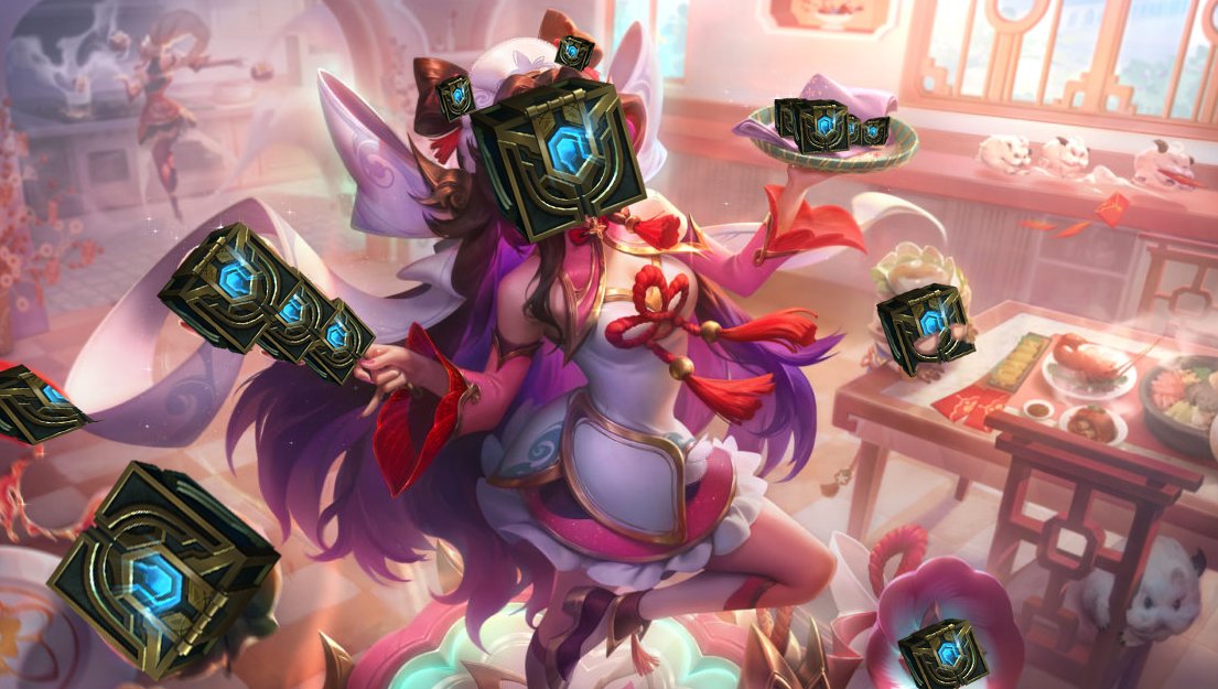 Dia: 28
Biografia da Seraphine Baú Café: Além de nerfada, Seraphine também é humilhada, deixando os clientes da cafeteria igualmente sem skin e baús. É como ela diz: "Venham pelos baús, fiquem pelos gachas!".