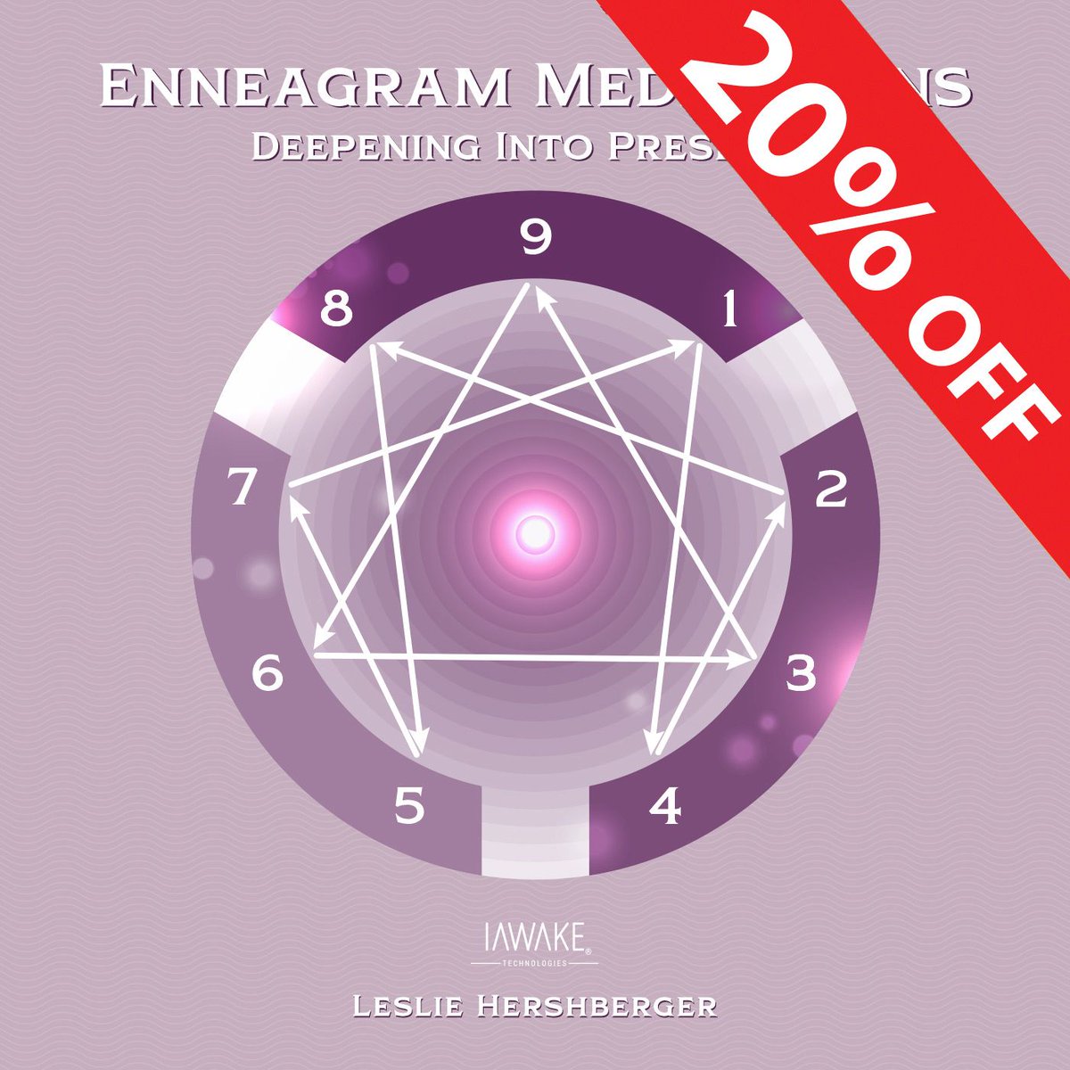New and On Sale! Enneagram Meditations - Deepening into Presence. An immersive, 9-part Enneagram program with an explanation and 9 guided meditations led by Enneagram expert Leslie Hershberger. Learn More and Listen to the Sample at bit.ly/iawake-enneagr…